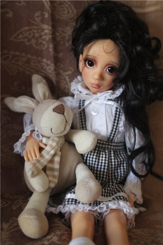 Сегодня ко мне приехала очаровательная девочка