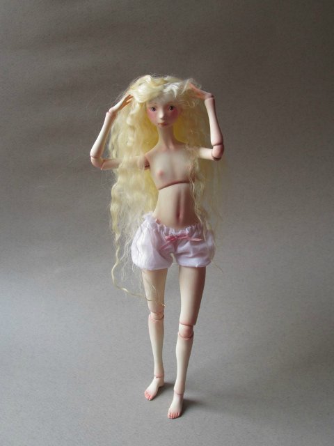 Малышка Хагу и ее сестренки. Шарнирные авторские куклы (фото 2)