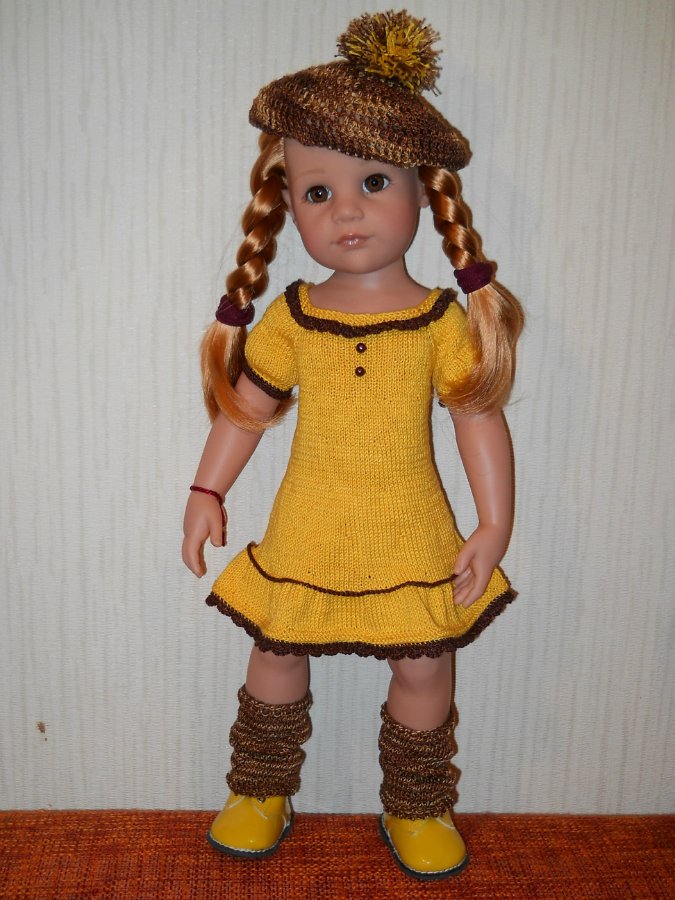 Вязание для кукол Gotz — Одежда и обувь для кукол своими руками: фото