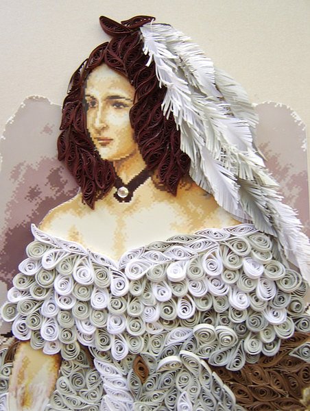 Квиллинг. Невероятные женские образы Евгении Евсеевой (фото 7)
