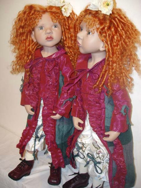 Такие разные близнецы. Коллекционные куклы Zwergnase - Irmi, Mimmilill, Willemijn, Leen, Katinka, Larsine