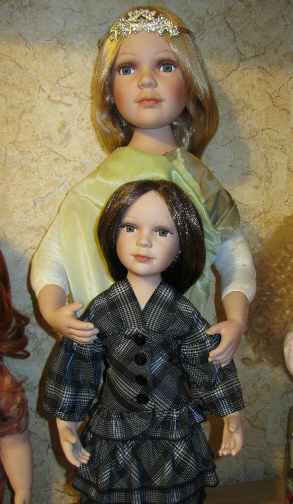 Фарфоровая кукла Ева - "реверанс позапрошлому веку"