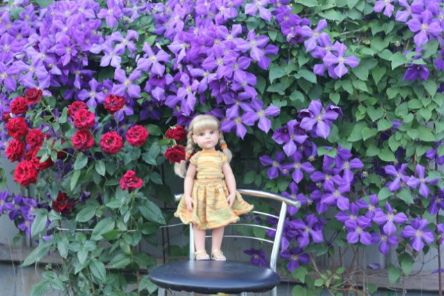 Вязаный подиум от Smorodinы для кукол Gotz (фото 8)