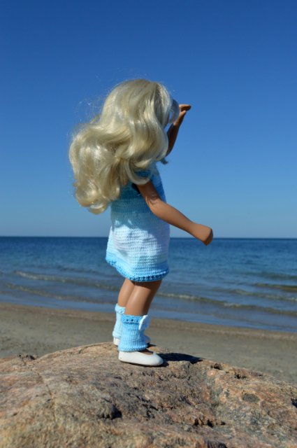 Бабье лето... Кукла Саша Sasha Doll Gingham