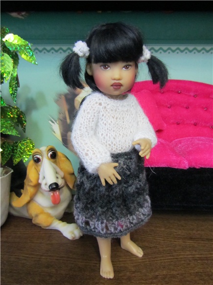 Ричалл,крошка Ри, коллекционная кукла от Helen Kish (фото 5)