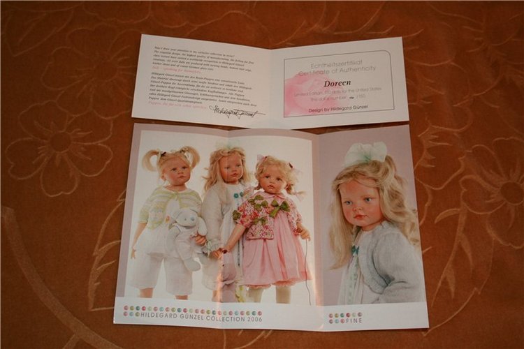Дорин (Doreen) - коллекционная кукла от Нildegard Gunzel