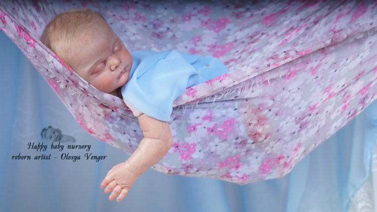 Наша Лиечка устала, сладко сладко задремала. Кукла реборн Олеси Венгер (фото 10)