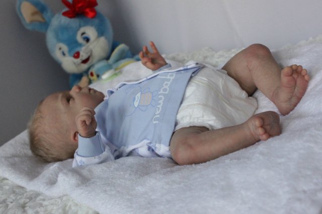 Белокурый ангел Саввушка! Куколка реборн Виктории Вишни