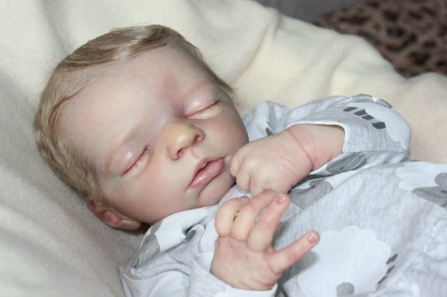 Сладкие сны Манюнечки! Кукла реборн Беспаловои Жанны (фото 2)