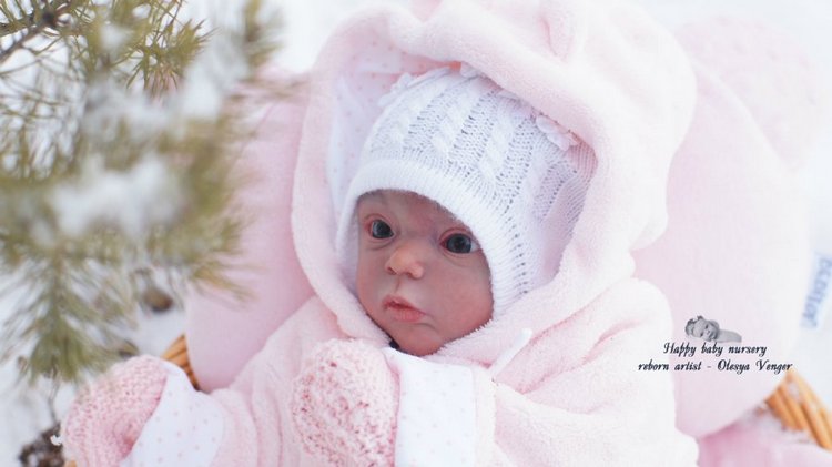 Моя любопытная кроха Лив. Кукла реборн Олеси Венгер