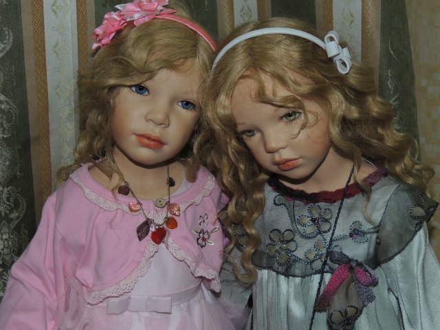 Сестрёнки заверушки Ливия и Паула. Куклы Zawieruszynski