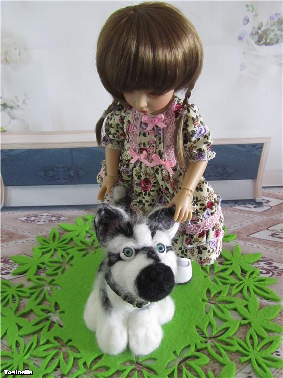 Маленький щенок для кукол (фото 6)