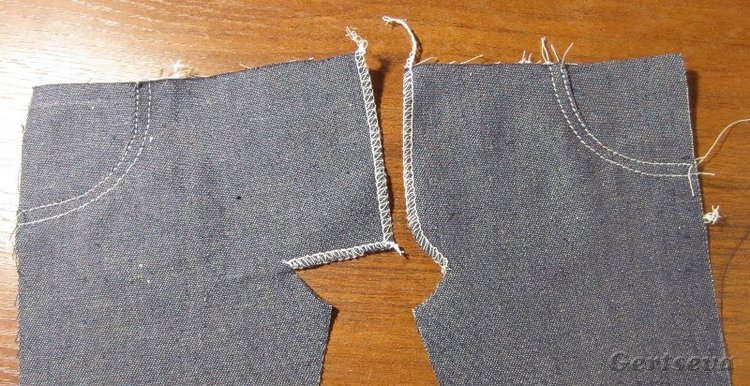 Мастер класс по пошиву джинс для куклы