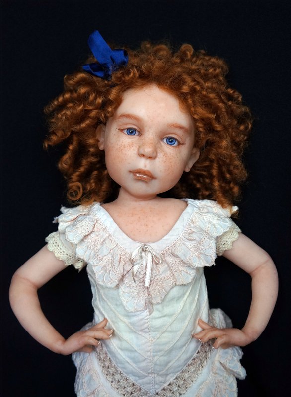 ООАК кукла ручной работы Светланы Гришко. Рыжий ребенок (фото 2)
