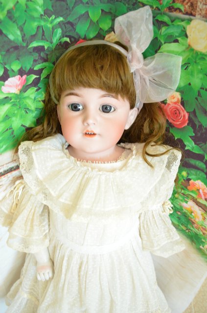 Моя "столетняя девочка" антикварная кукла