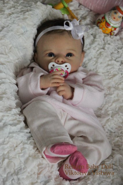 Девочка Кристочка... Куколка реборн Виктории Вишни
