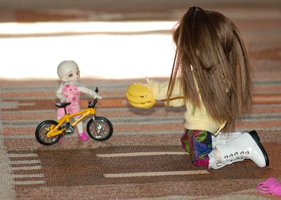 Покаталась... или история о том, как Буу велосипед подарили (фото 3)