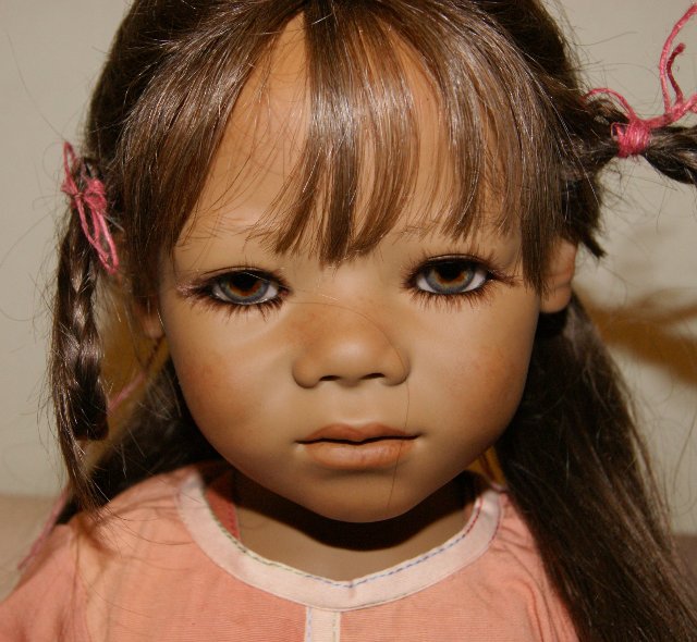 Целый цветничок красавиц поселился у меня - коллекционные куклы Himstedt (фото 6)