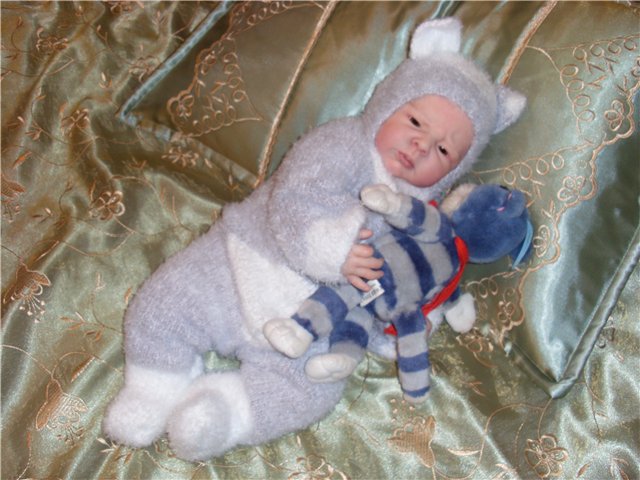 Кошачий барин. Кукла реборн Елены Андреевой (фото 8)