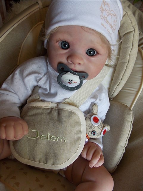 Котенок Савушка, мой забавный глазастик реборн. Детская Светланы Матляк (фото 2)