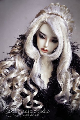 Невероятные парики для кукол БЖД от: Amadiz Studio