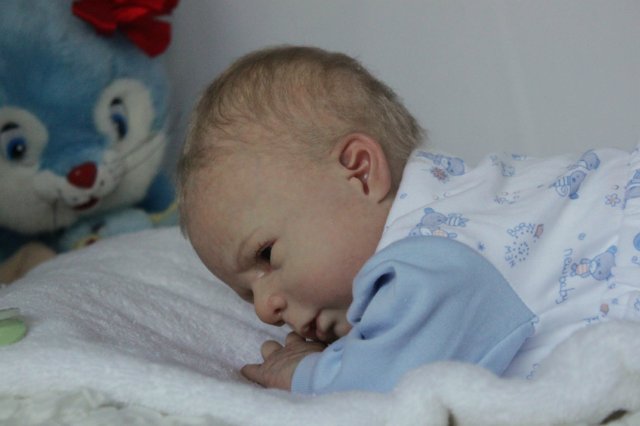 Белокурый ангел Саввушка! Куколка реборн Виктории Вишни