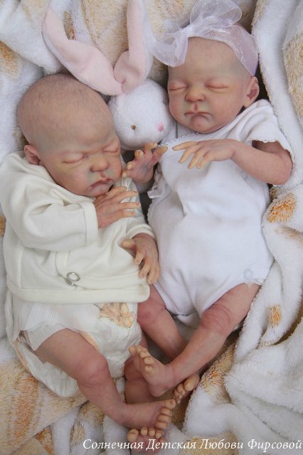 Малыши реборн от Любови Фирсовой Coco-Malu, Katie-Marie, Bean and Sprout, Patrik, Livia