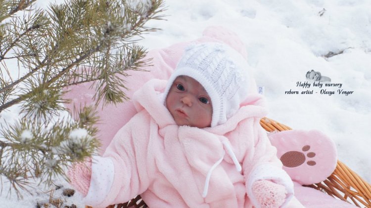 Моя любопытная кроха Лив. Кукла реборн Олеси Венгер