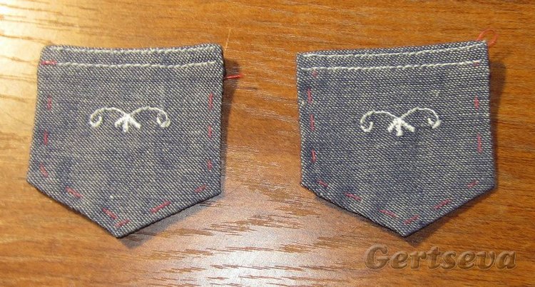 Мастер класс по пошиву джинс для куклы (фото 3)