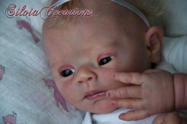 Молд с синдромом дауна PEBBLES в исполнении SILVIACREATIONS