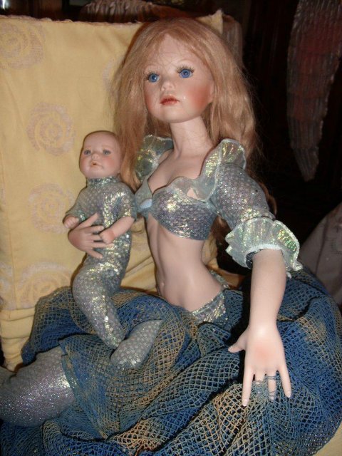 Русалки - миф или... Знакомство с куклой Sira die Meerjungfrau (морская нимфа) от Shirley