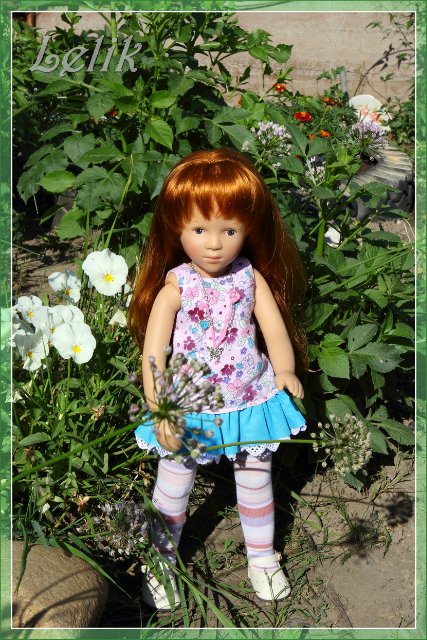 Цветочный рай, или новый наряд Ульяны (Pipa 2003 года, Gotz) | Бэйбики Цветочный рай, или новый наряд Ульяны (Pipa 2003 года, Gotz)