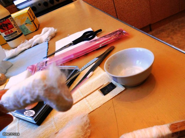 Реставрация антикварной новогодней игрушки из ваты. Снегурочка и Дед Мороз. +БОНУС, папье маше из ваты