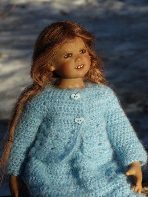 Вязаные платья для Пиппы — Одежда и обувь для кукол своими руками: фото (фото 4)