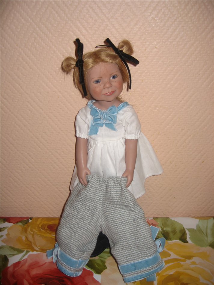 Солнечная девочка. Коллекционная кукла фирмы Цвергназе