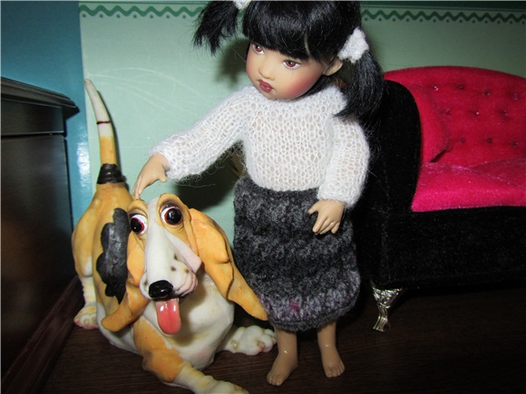 Ричалл,крошка Ри, коллекционная кукла от Helen Kish (фото 9)