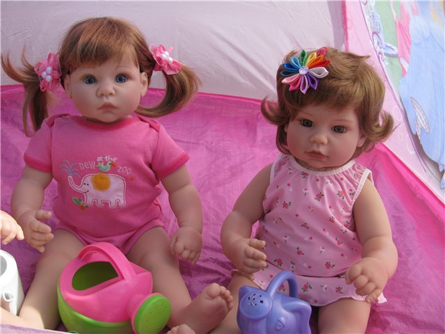 Мои лапушки на даче. Девчонки Мидлтошки на отдыхе (фото 5)