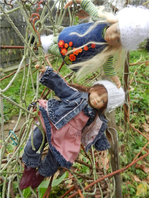 Мои крохотульки на природе. Клубные куколки от Аннет Химштед