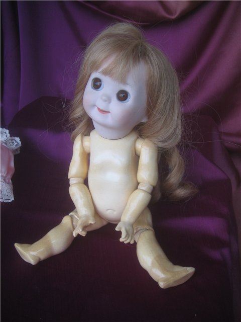 Шарнирная девочка от JDK. Реплика старинной куклы