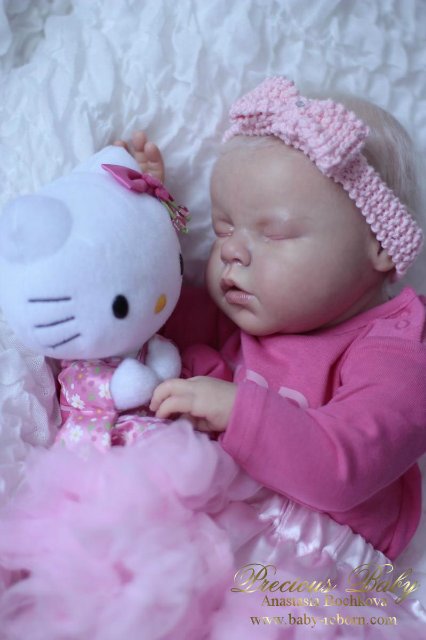 Маленькая снежинка! Кукла реборн Анастасии Бочковой (фото 8)