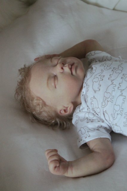 Мальчик одуванчик... Куколка реборн Вишни Виктории (фото 5)