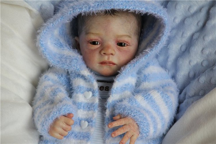 Нечаянная радость... Малыш реборн Ромео, прототип, скульптор Натали Блик, художник Алла Кокс