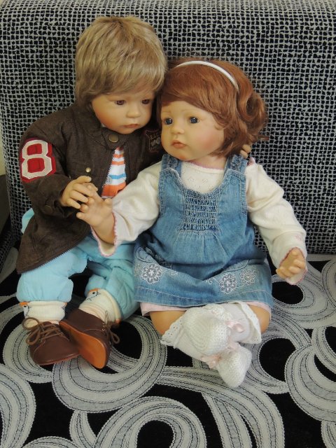 Сказка про Аиста. Куклы Bettine Klemm