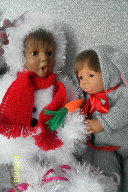 Мои характерные детки готовятся к новому году