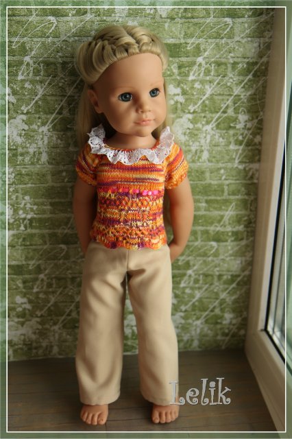 Летние кофточки для Gotz — Одежда и обувь для кукол своими руками: фото