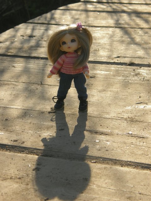 Первая вылазка на улицу. Puki fee Ante, bjd