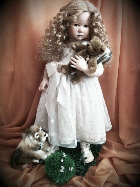 Небольшой опыт по созданию прически нашим любимым девочкам (фото 8)