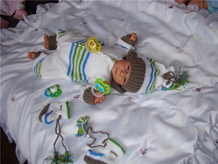 Теплый комбезик для Ангелочка (кукла-реборн молд Ангел)