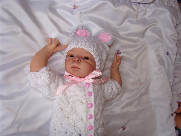 Моя "Мышка". Вязанный наряд для куклы-реборн Эмми (Сэмми А.Stoete) (фото 8)