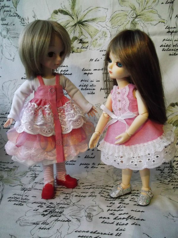 Мои Пташа и Наташа или новый опыт в пошиве одежды